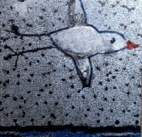 10 x10 cm, Acryl, Wachs