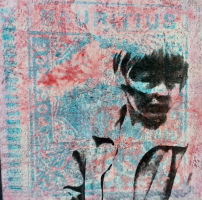 10 x10 cm, Lithografie, Fototransfer